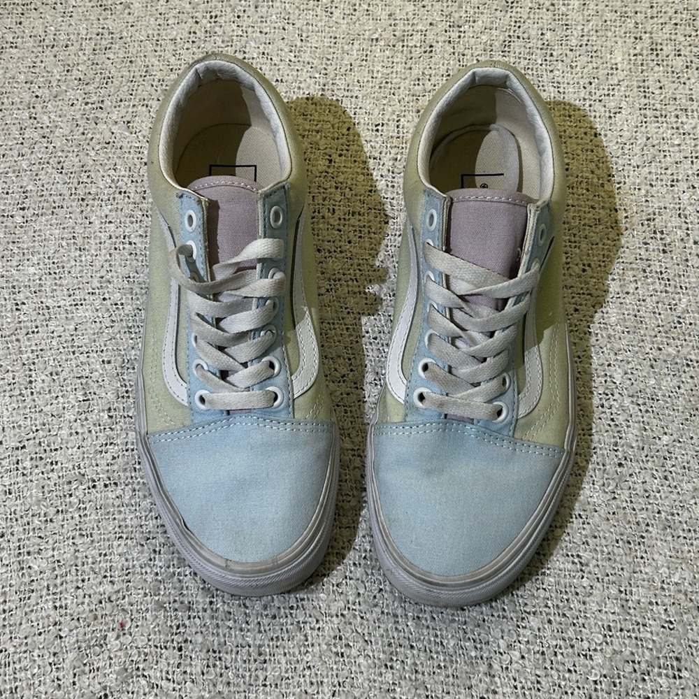 Vans Old Skool Pastel Color Block Sneakers Women's 8 Mens 6.5 Skate Retro